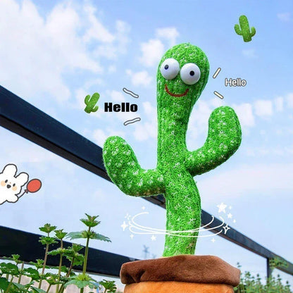 Smart Cactus That Can Dance and Speak, Interactive Learning and Music Toys for Children, Supporting Charging and Battery Models