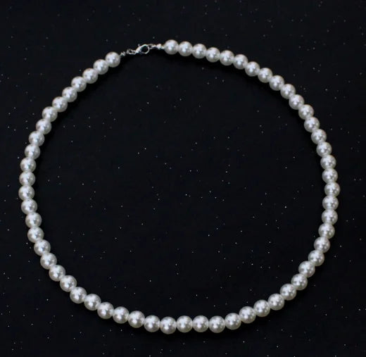 Pearl Necklace for Men,Modern Pearl Necklace, Men's Necklace Pearl Jewelry,Gift For Men Women
