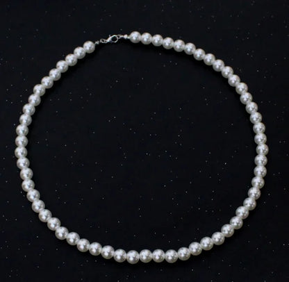 Pearl Necklace for Men,Modern Pearl Necklace, Men's Necklace Pearl Jewelry,Gift For Men Women