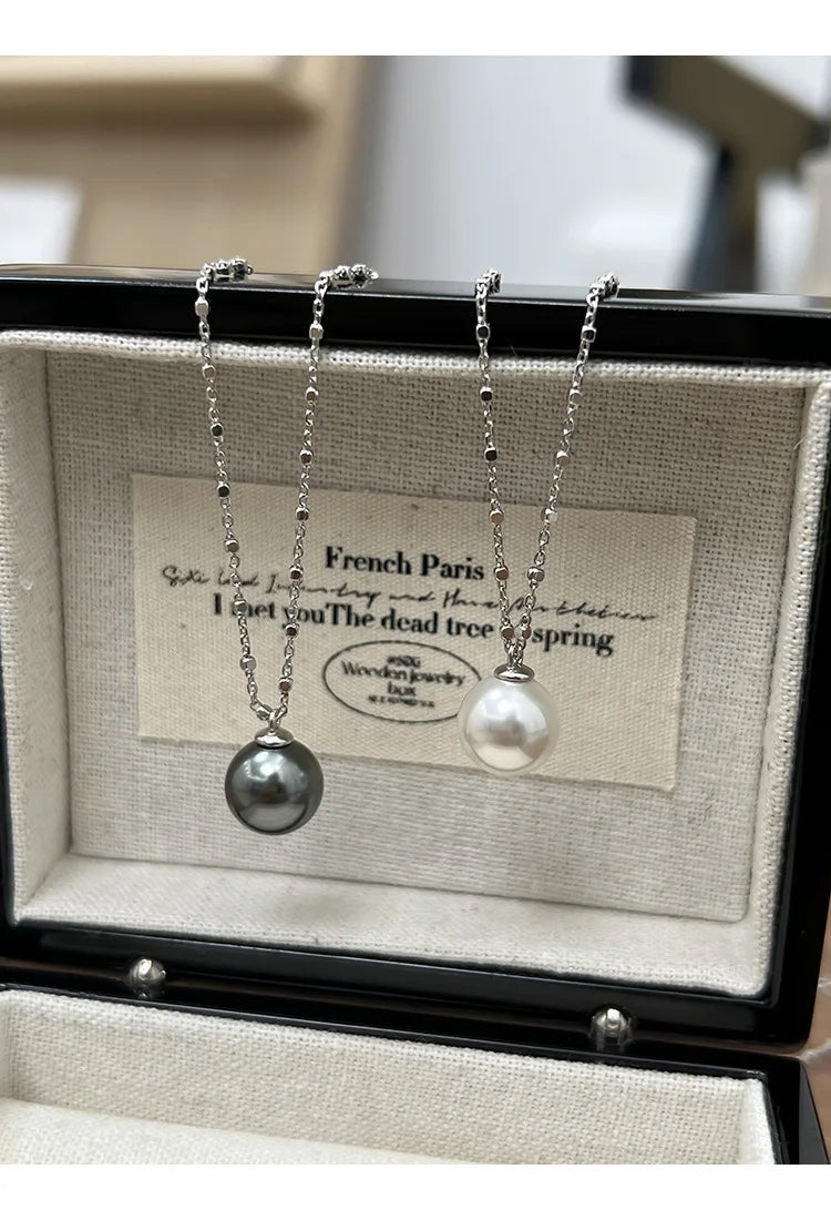 Pearl Necklace for Women 2025 New Style Simple Temperament Collarbone Chain Niche High-end Feeling