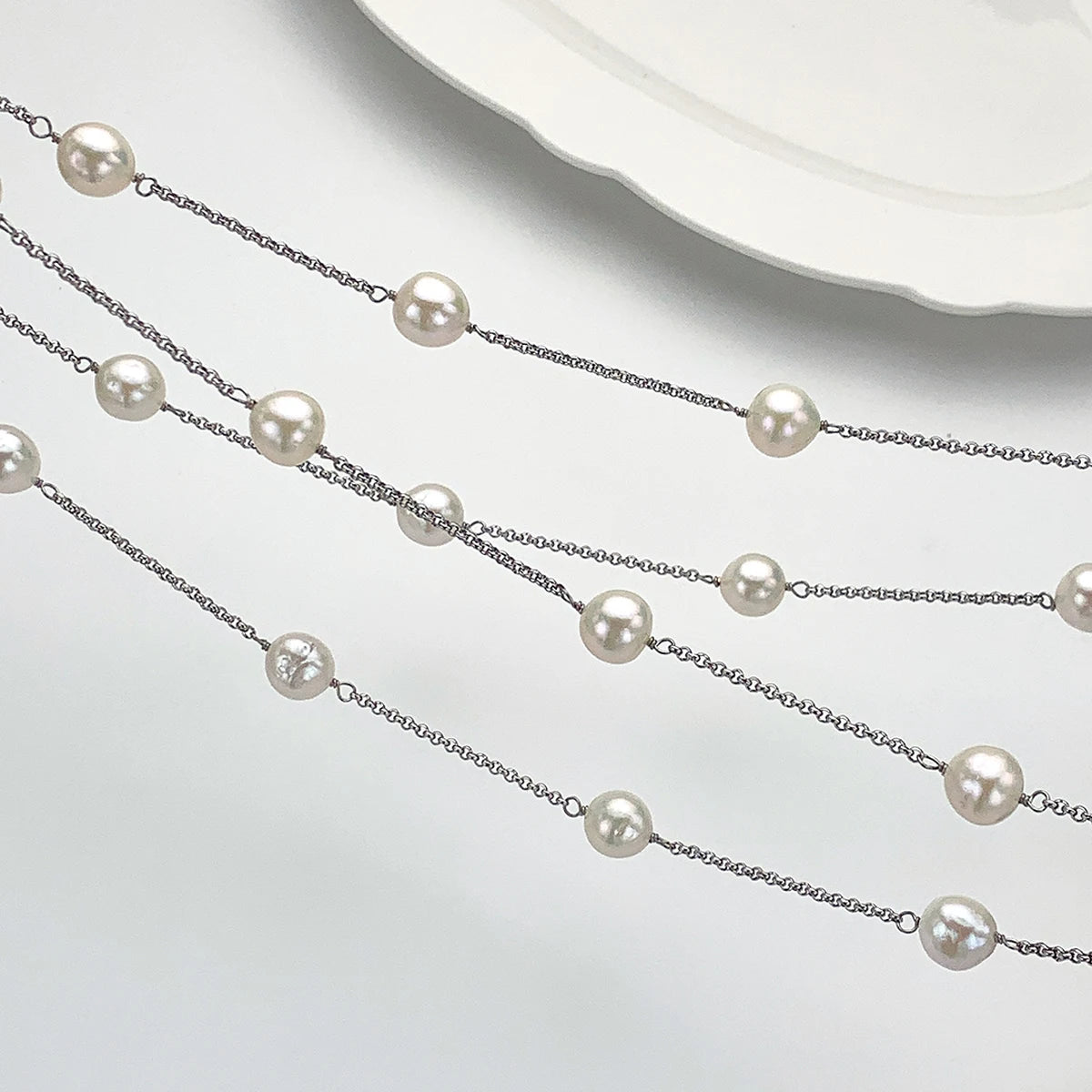 2025 New Design Elegant Natural Freshwater Pearl Necklace With Multiple Ways of Wearing Trendy Jewelry Accessory For Women Girls