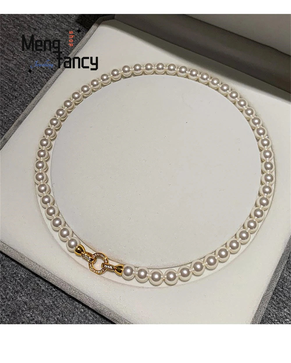 Natural Freshwater Pearl Necklace Simple Exquisite Elegant Luxury Fashion Fine Jewelry Sexy Young Girls High-grade Holiday Gifts