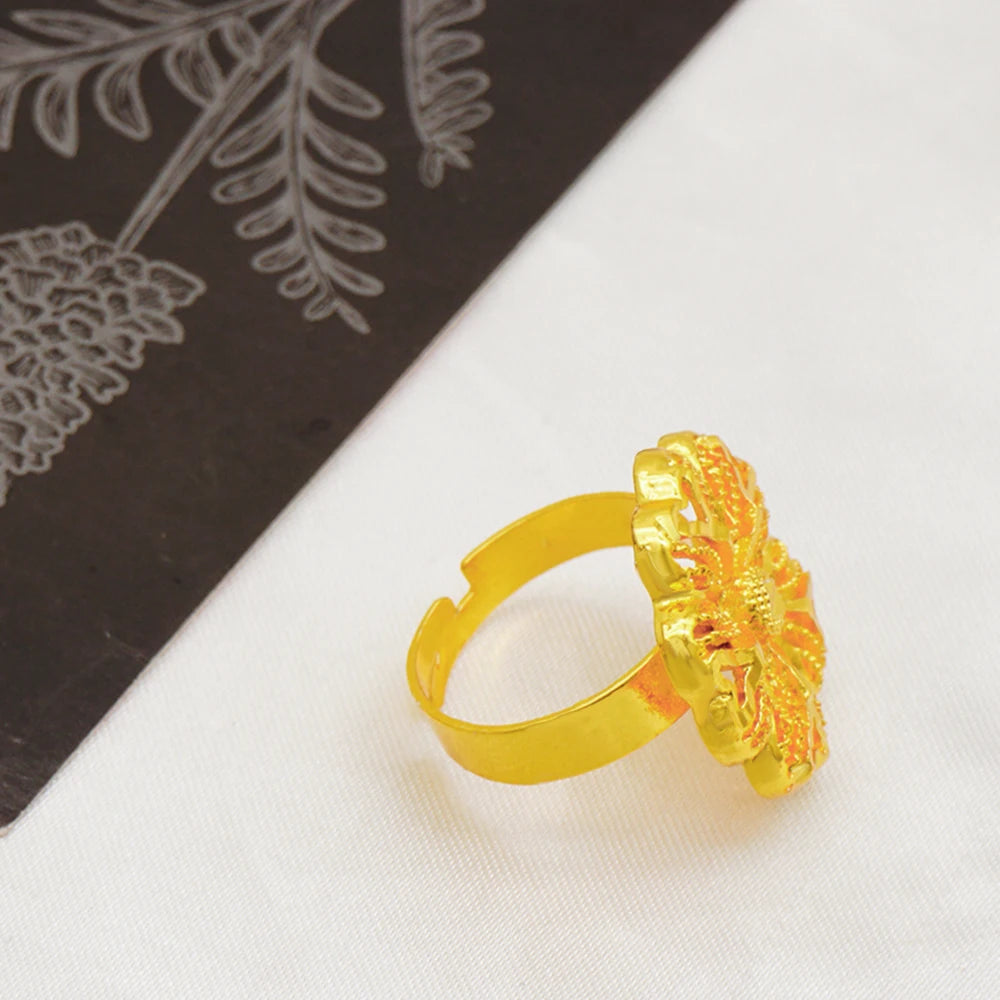 Dubai Women's Jewelry Sets Fashionable Gold Plated Gold Earrings And Necklace Set for Women Girls Wedding Engagement Anniversa