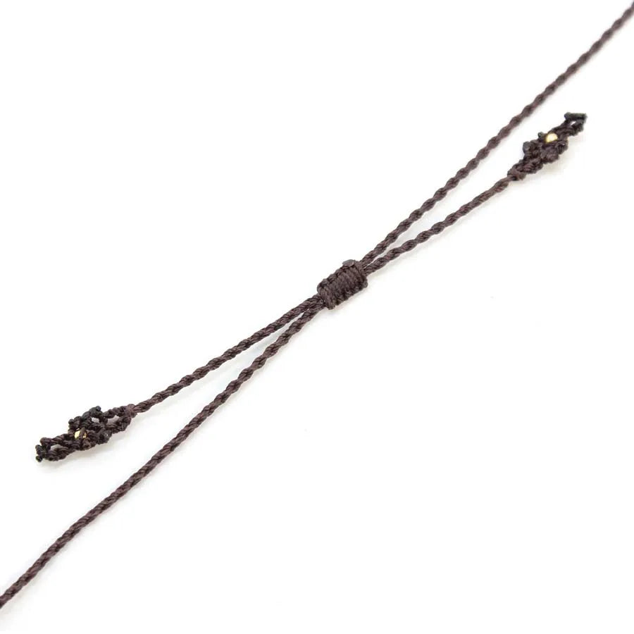 Handmade Rope Braided Macrame Crystal Stone Pendant Necklace For Women Natural Labradorite Weave Adjustable Necklace Jewellery