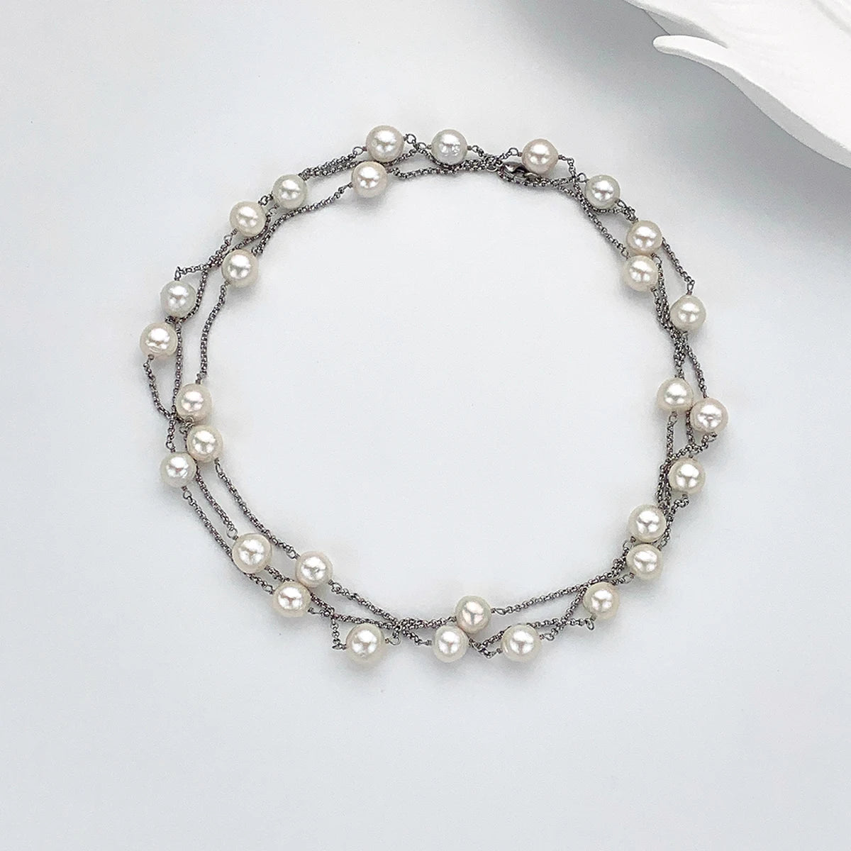 2025 New Design Elegant Natural Freshwater Pearl Necklace With Multiple Ways of Wearing Trendy Jewelry Accessory For Women Girls