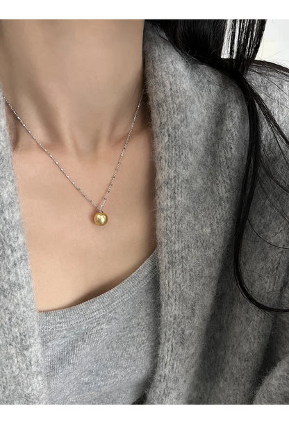 Pearl Necklace for Women 2025 New Style Simple Temperament Collarbone Chain Niche High-end Feeling