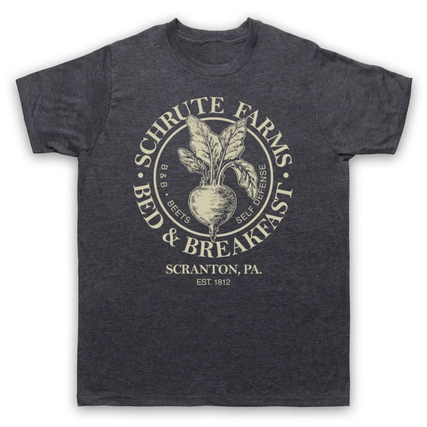 2025 T-shirts Are Selling Well in Summer THE OFFICE SCHRUTE FARMS BED & BREAKFAST Round-neck Short-sleeved T-shirt Mens T Shirts