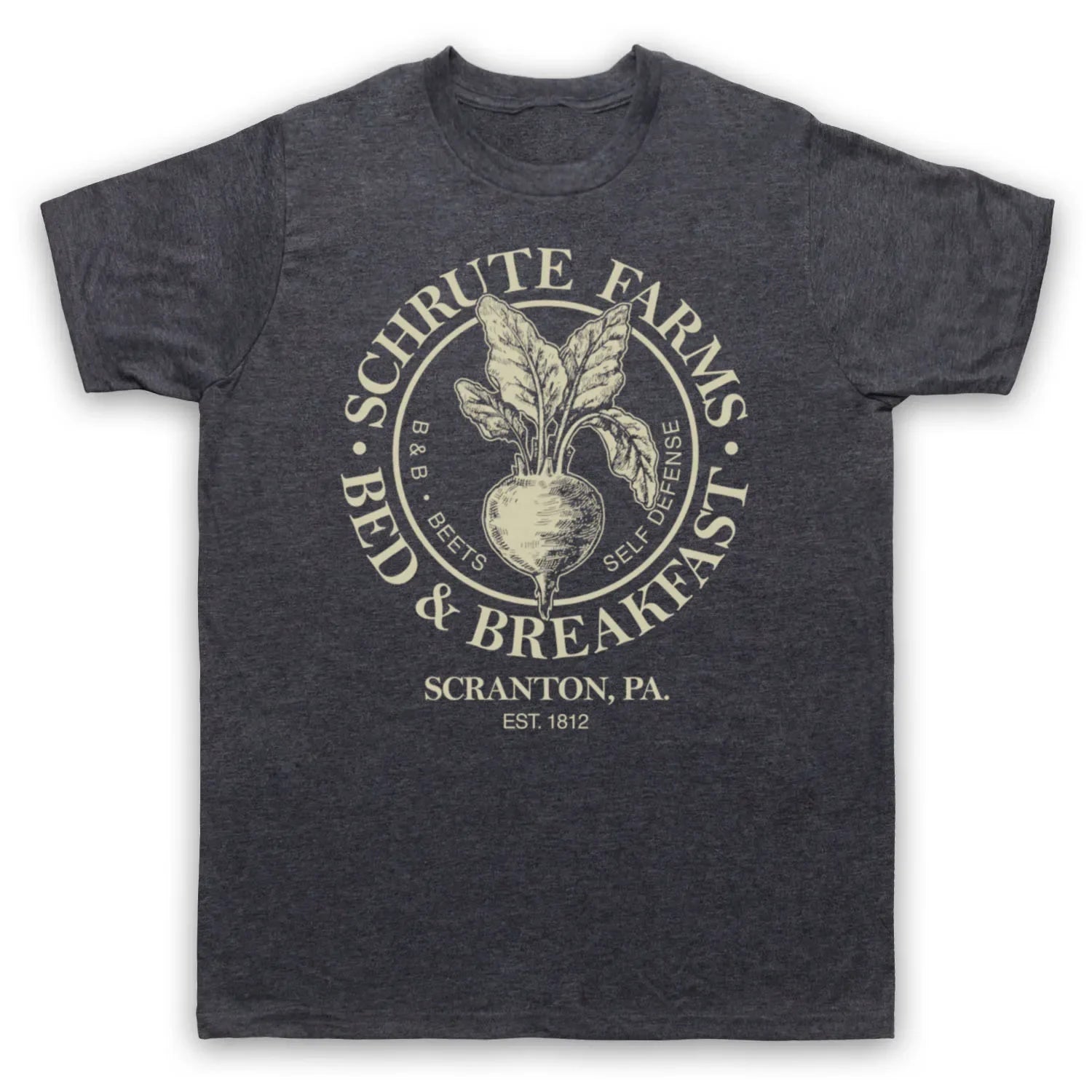 2025 T-shirts Are Selling Well in Summer THE OFFICE SCHRUTE FARMS BED & BREAKFAST Round-neck Short-sleeved T-shirt Mens T Shirts