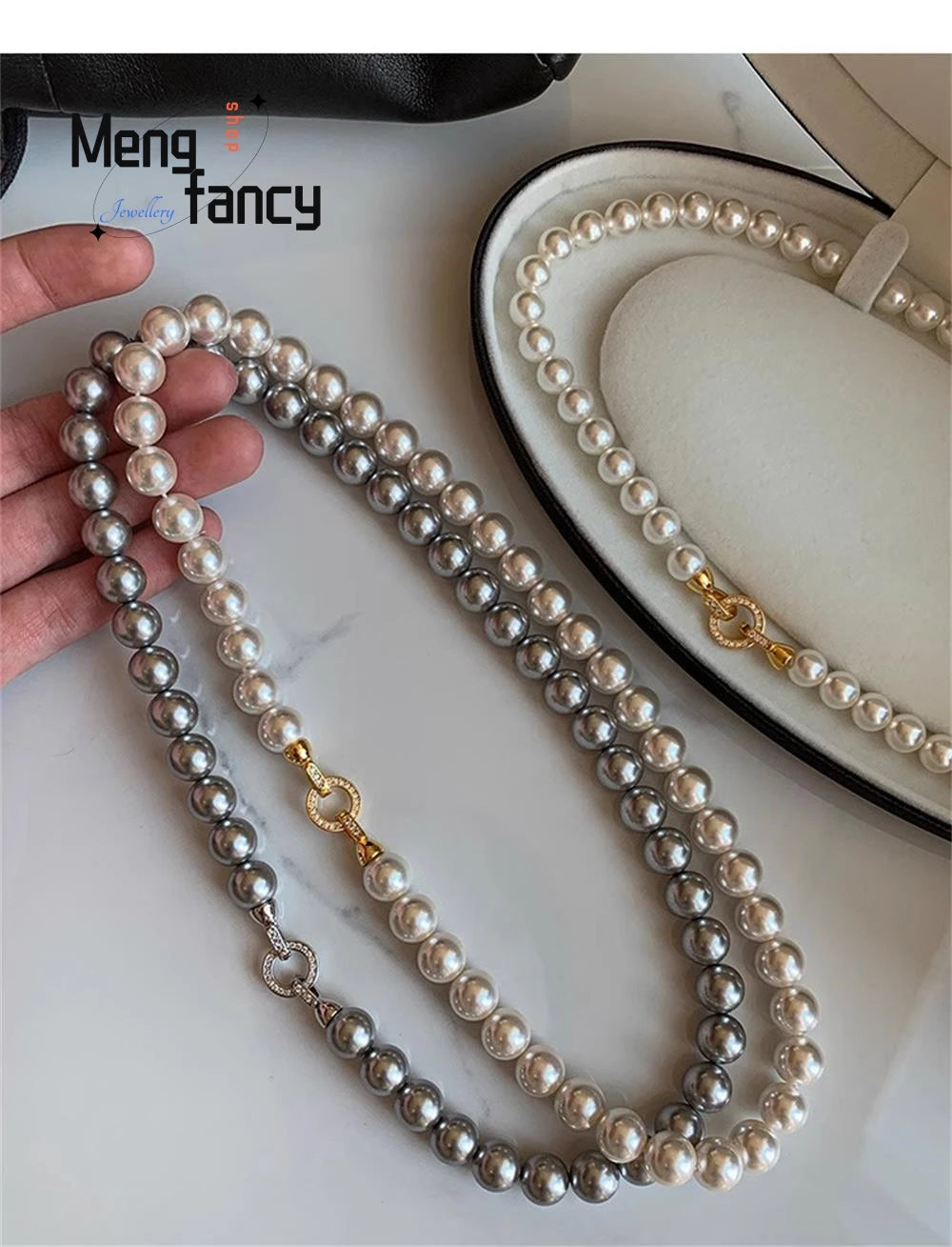Natural Freshwater Pearl Necklace Simple Exquisite Elegant Luxury Fashion Fine Jewelry Sexy Young Girls High-grade Holiday Gifts