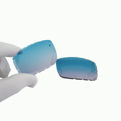 Horn Sunglasses Rimless metal ultra light titanium polarized UV400 lenses retro horn temples unisex For beach driving daily use