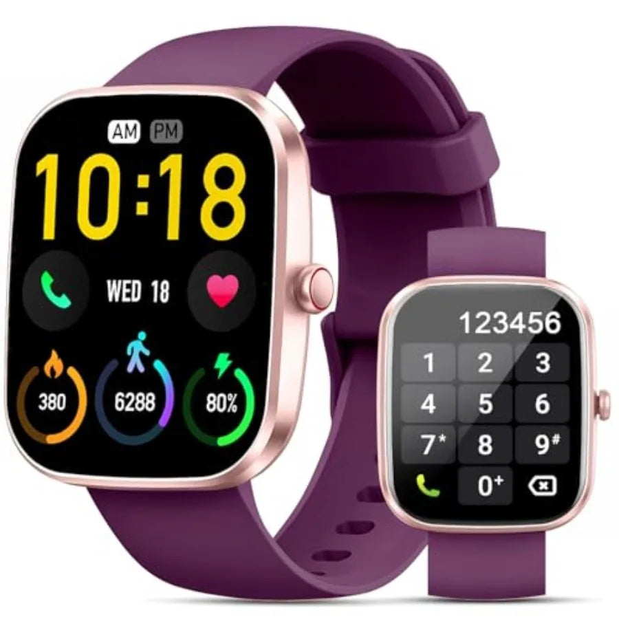 Smart Watch 1.91 HD Smartwatch for Men Women Answer Make Call Fitness Tracker with 100+ Sport Modes IP68 Waterproof Heart Rate