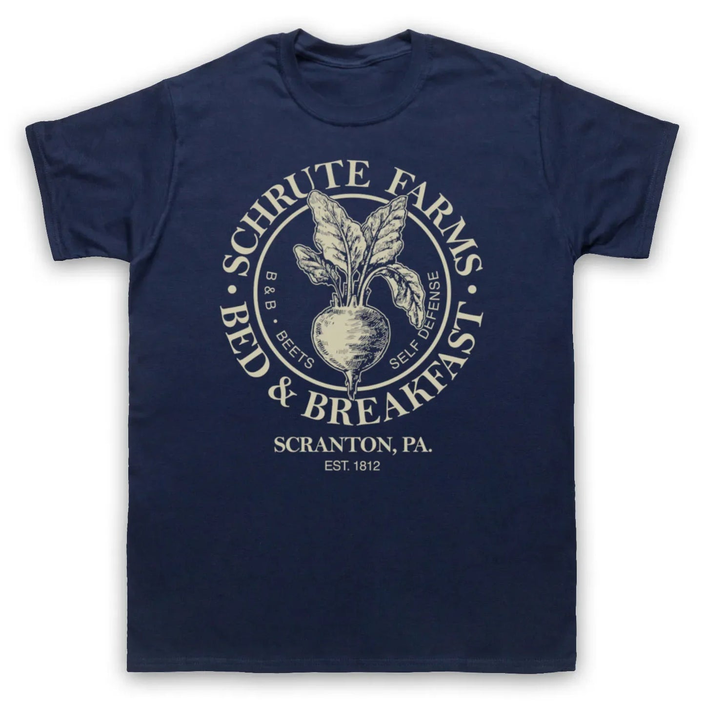 2025 T-shirts Are Selling Well in Summer THE OFFICE SCHRUTE FARMS BED & BREAKFAST Round-neck Short-sleeved T-shirt Mens T Shirts