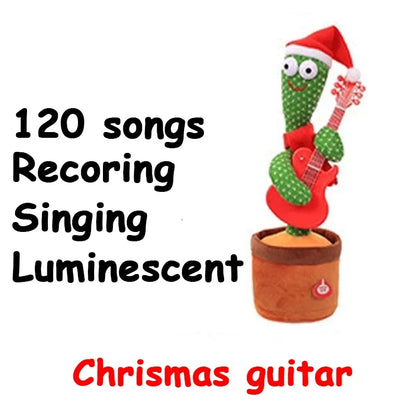 Smart Cactus That Can Dance and Speak, Interactive Learning and Music Toys for Children, Supporting Charging and Battery Models