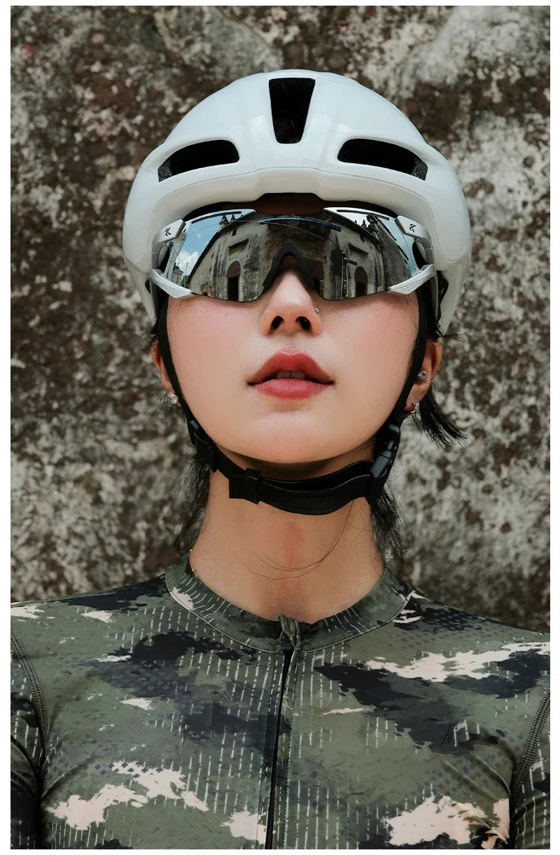 Kapvoe Cycling Sunglasses Photochromic Sports Eyewear UV400 Men MTB Eyewear Outdoor Running Goggles Hiking Sunglasses Sports