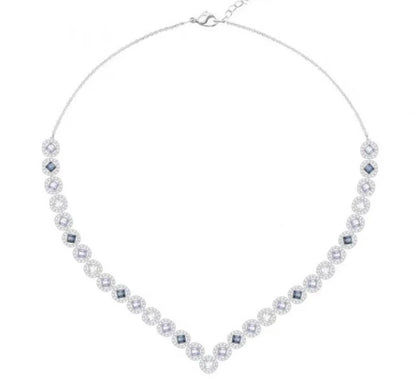 Love pearl necklace, women's light luxury versatile earrings, high-end feeling bracelet jewelry set