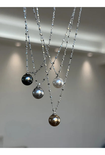 Pearl Necklace for Women 2025 New Style Simple Temperament Collarbone Chain Niche High-end Feeling