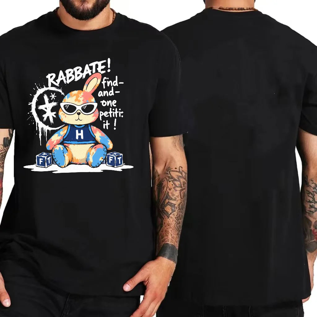 T-shirt - casual round neck cotton summer short sleeved top pattern for men and women teenagers and men new unisex printed