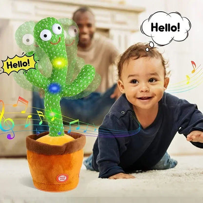 Smart Cactus That Can Dance and Speak, Interactive Learning and Music Toys for Children, Supporting Charging and Battery Models