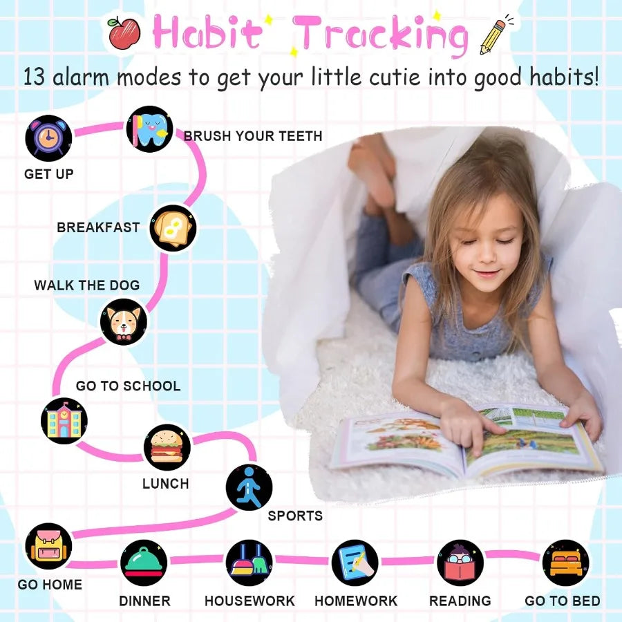 Smart Watch for Touch Screen Watch with Camera Music Video Pedometer Calculator Alarm Clock Learn Card Audio Book Calendar Watc