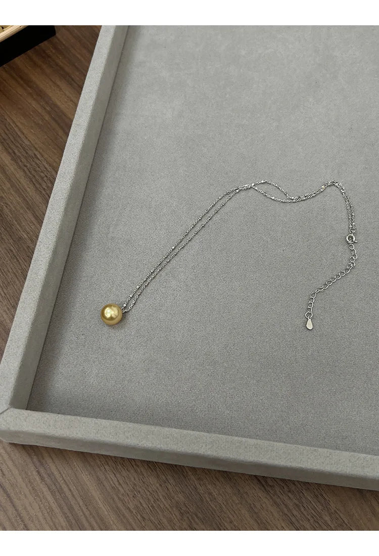 Pearl Necklace for Women 2025 New Style Simple Temperament Collarbone Chain Niche High-end Feeling