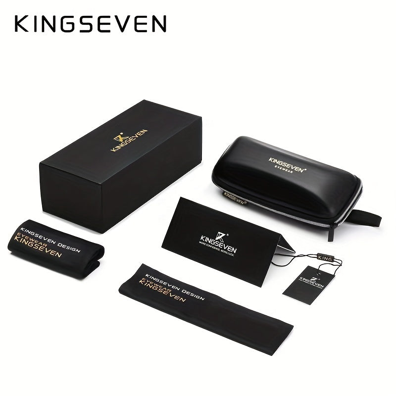 KINGSEVEN, Polarized Men Women Driving Square Eyewear, Men's Sunglasses