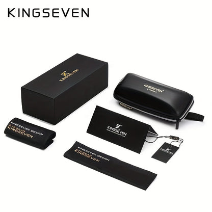 KINGSEVEN, Polarized Men Women Driving Square Eyewear, Men's Sunglasses