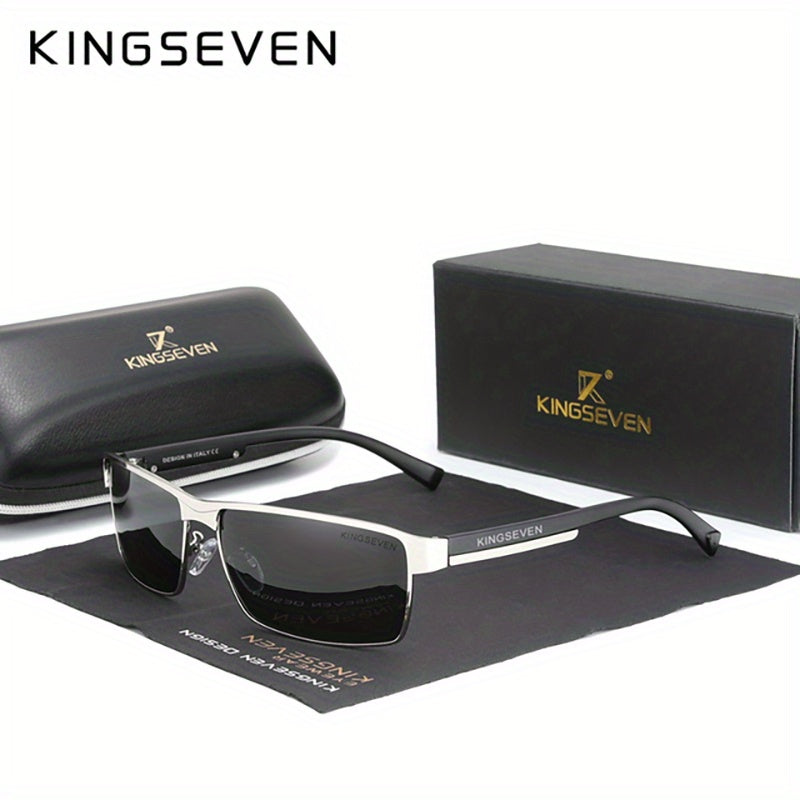 KINGSEVEN, Polarized Men Women Driving Square Eyewear, Men's Sunglasses