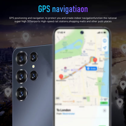 Smart Phone Large Screen 7.0 Inches, Dual Card Dual Standby, 4G Network, Face Recognition Technology, 6000mah, 3+64GB, Unlock Smart Phone.