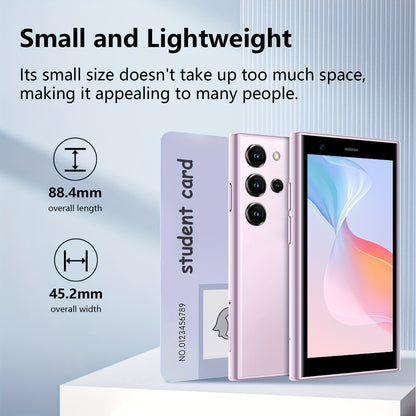 BezosMax Smart Phone, Unlock Smart Phone, 3.0-inch HD Screen, Phone, 2GB+16GB Memory, Suitable For Small Phone GPS Pocket Phone, Creative Gift, Suitable For Students