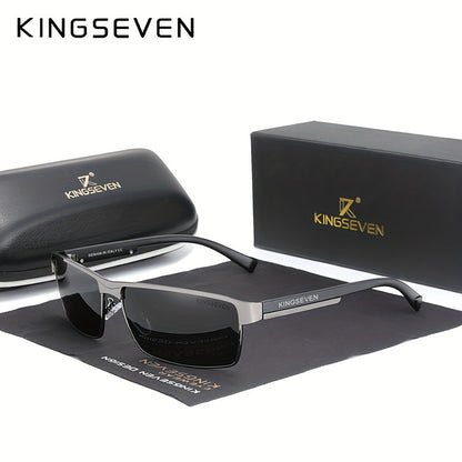 KINGSEVEN, Polarized Men Women Driving Square Eyewear, Men's Sunglasses