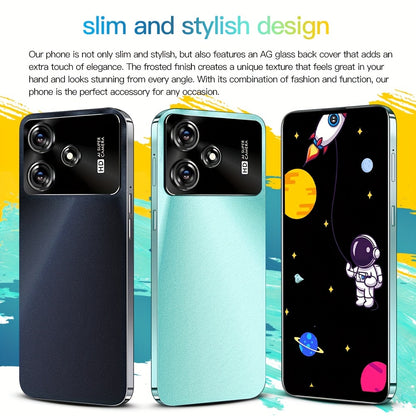 6.53 " Incell Original HD Perforated Screen Smart Phone, Multi-Function Smart Phone, MTK6737 4 Core CPU, 4G Network, 720*1600 Resolution Memory 6+256GB, GPS, Camera 2MP+13MP, Support 10W Fast Charge